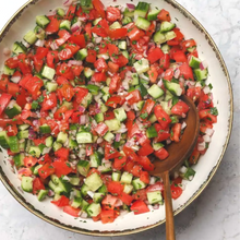 Load image into Gallery viewer, Israeli Salad with a Lemon &amp; Za&#39;atar Vinaigrette (GF, DF, V)
