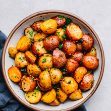 Load image into Gallery viewer, Roasted Herb Baby Potatoes (GF, DF, V)
