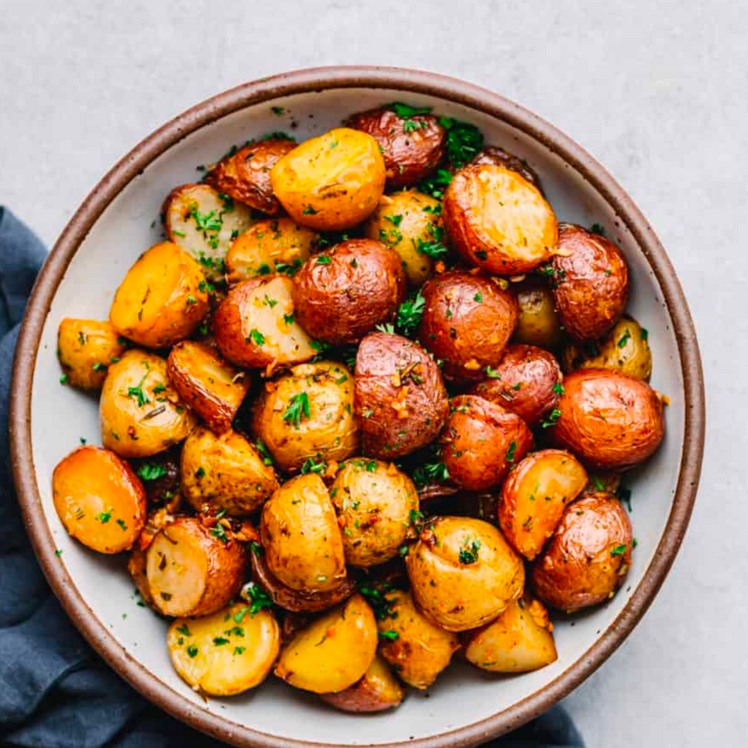 Roasted Herb Baby Potatoes (GF, DF, V)