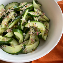 Load image into Gallery viewer, Cucumber Salad with Poppy Seed Dressing (GF, Veg)
