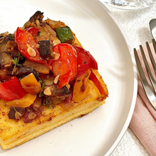 Load image into Gallery viewer, Meal Bundle - Vegan Polenta Steak with Sauteed Peppers and Cherry Tomatoes (GF,DF,V)
