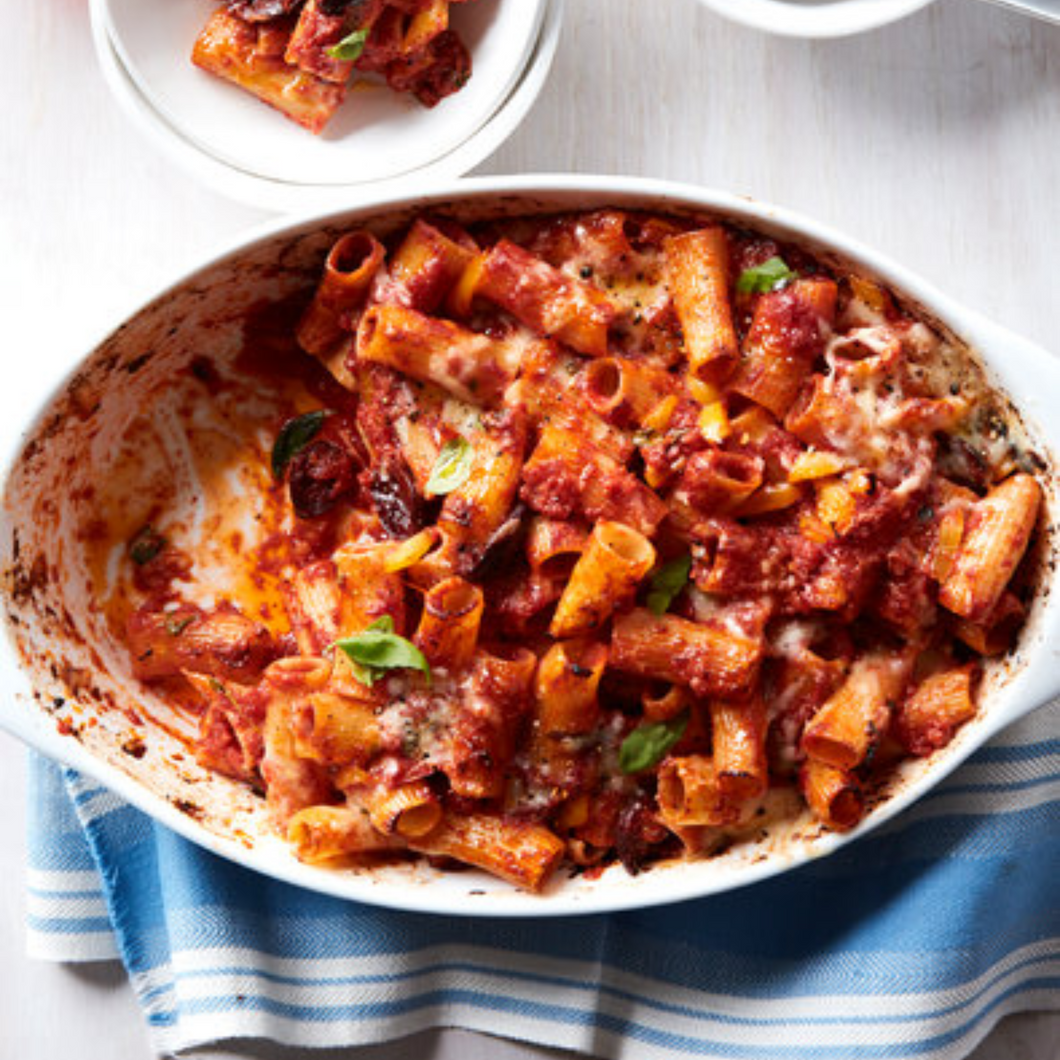 Meal Bundle - Baked Rigatoni with Tomatoes, Olives & Peppers (Veg)