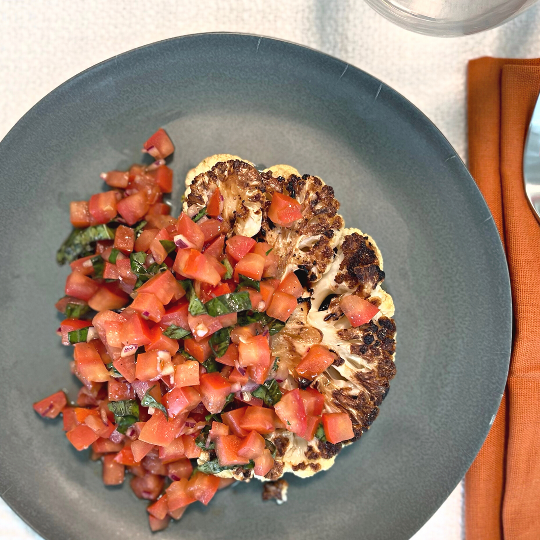 Meal Bundle - Roasted Cauliflower Steak with Bruschetta  (GF,DF, V)