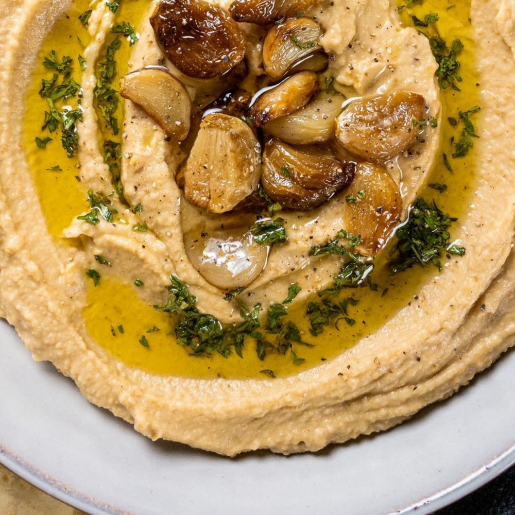Roasted Garlic Israeli Hummus GF,DF,V