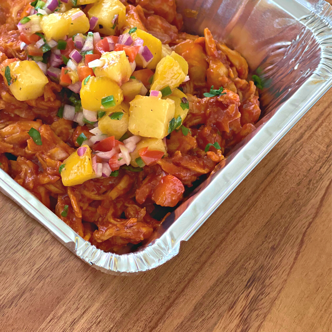 Meal Bundle - Barbeque Pulled Chicken with a Grilled Peach Salsa (GF, DF)