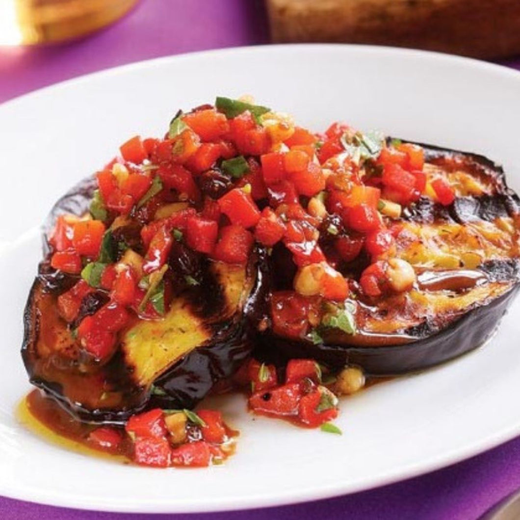 Meal Bundle - Vegan Eggplant Steak with Charred Salsa (GF,DF,V)