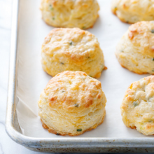 Load image into Gallery viewer, Cheddar &amp; Chive Buttermilk Biscuits, (Veg)
