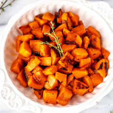 Load image into Gallery viewer, Roasted Butternut Squash with Shallots &amp; Thyme (DF, GF, V)
