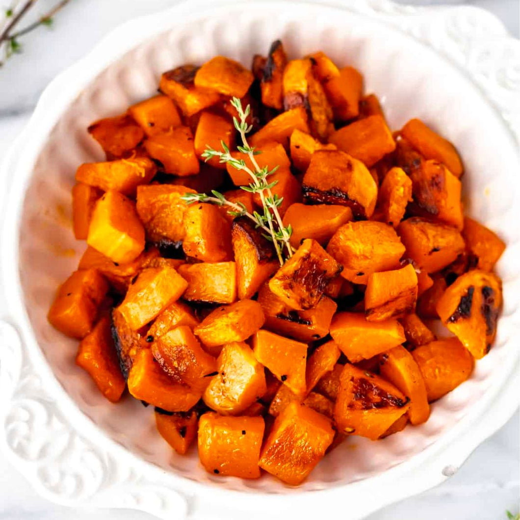 Roasted Butternut Squash with Shallots & Thyme (DF, GF, V)