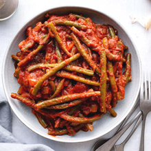Load image into Gallery viewer, Fasulye - Green Beans and Tomato stew (GF, DF, V)
