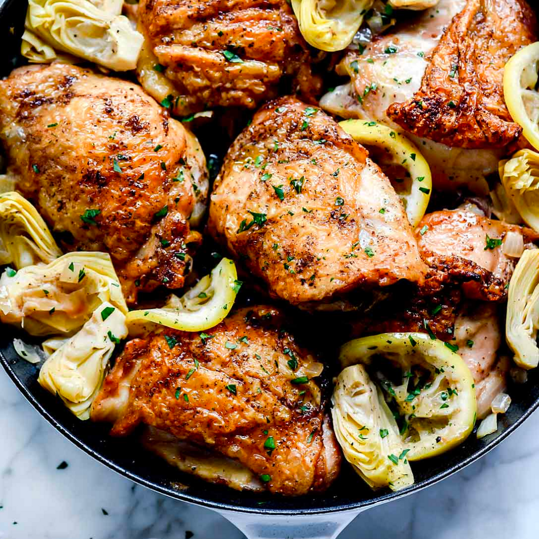 Meal Bundle -  Braised Chicken with Artichokes & Lemon, (GF)