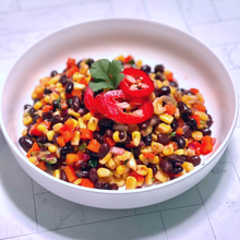 Load image into Gallery viewer, Black Bean and Sweet Corn Salad (DF, GF, V)

