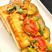 Load image into Gallery viewer, Meal Bundle -  Seared Organic Tofu with Blistered Tomatoes and Zucchini (GF,DFV)
