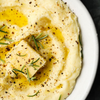 Roasted Garlic and Parmesan Mashed Potatoes (Veg)