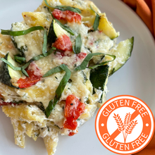 Load image into Gallery viewer, Meal Bundle - Gluten Free Baked Penne with Roasted Zucchini, Lemon Herb Ricotta &amp; Peppers (GF, Veg)
