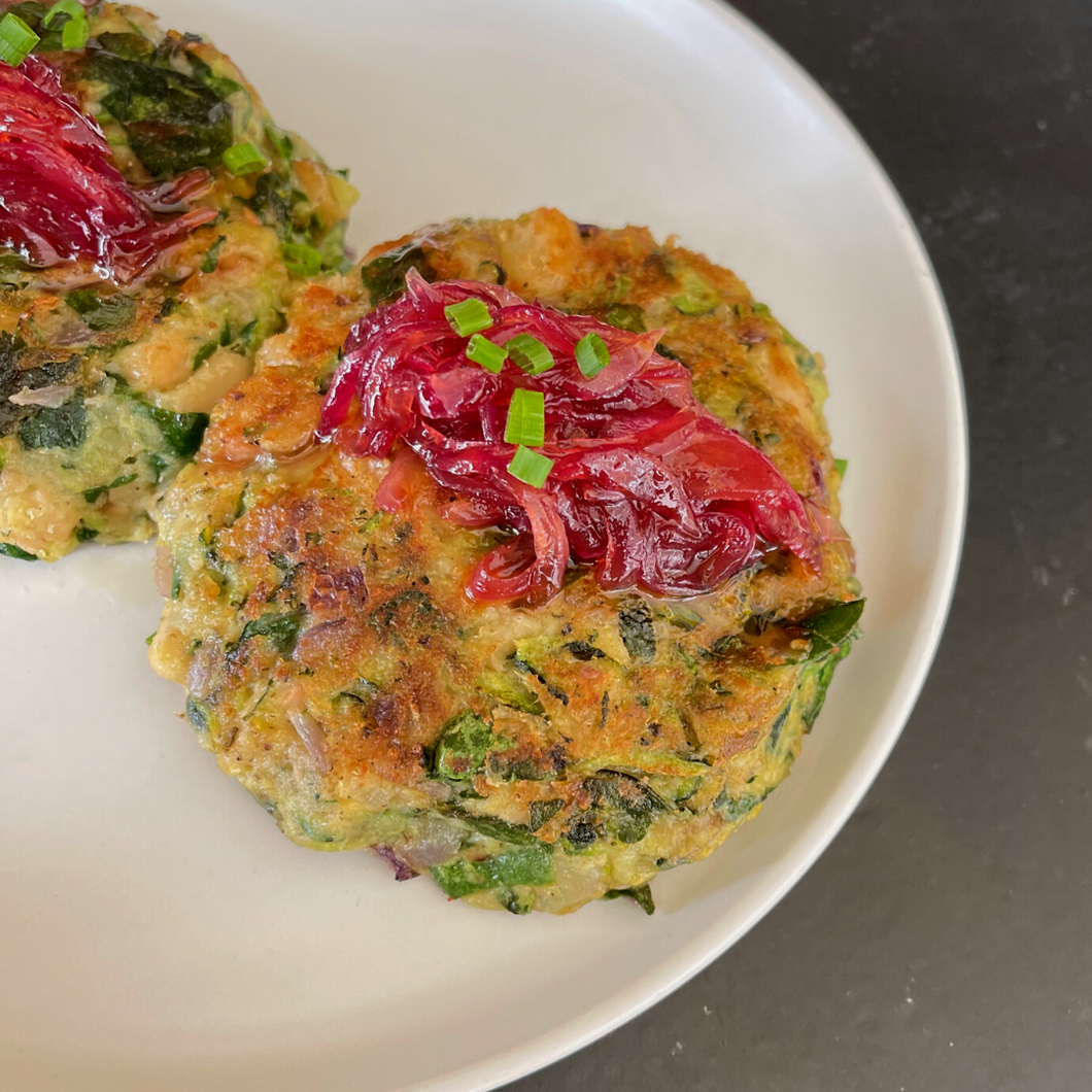 Meal Bundle - Vegan Spinach, Bean and Zucchini Patties (GF ,DF , V)