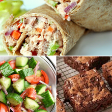Load image into Gallery viewer, ADULT LUNCH - Veggie Tuna Salad Wrap Box
