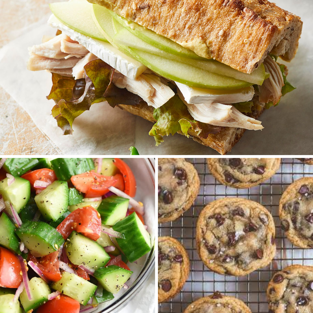 ADULT LUNCH BOX - Smoked Turkey and Brie Sandwich (Box)
