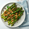 Roasted Asparagus with Almonds, Capers and Dill, (Veg) (GF)