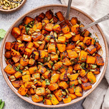 Load image into Gallery viewer, Roasted Butternut Squash with Crunchy Seeds (GF)(DF)(V)
