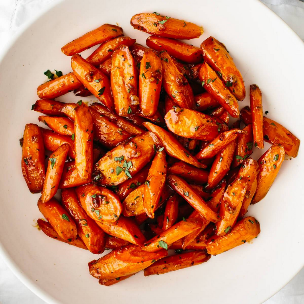 Roasted Carrots and Butternut Squash with Honey and Herbs (DF, GF, Veg)