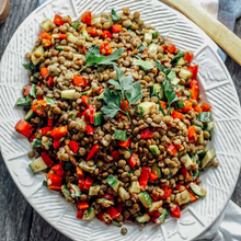 Load image into Gallery viewer, Balsamic Mint and Lentil Salad (GF, DF, V)
